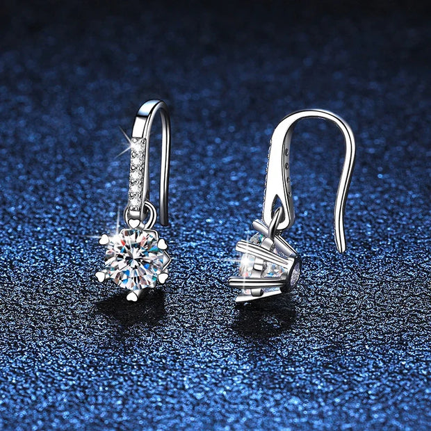 Moissanite Luxury Hoop Earring
