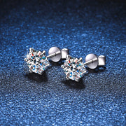 0.3-2CT Moissanite Stud Earrings