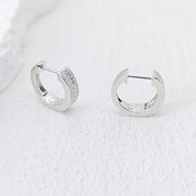 NeeTim Hoops 100% 925 Sterling Silver Full Real Moissanite Earrings Women Sparkling Dimoand Earring Jewelry Gift GRA Certificate