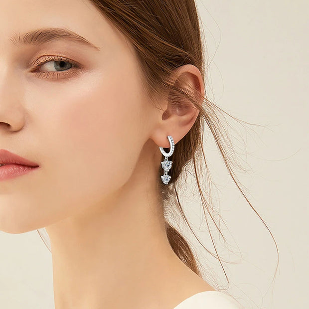 Sparkling Drop Earings