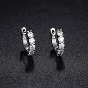 3mm D Color Moissanite Earrings