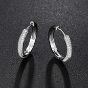 NeeTim Full Moissanite For Women 100% 925 Sterling Silver Stud Earrings Sparkling Diamond Jewelry Gifts with GRA Certificate