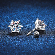 0.3-2CT Moissanite Stud Earrings