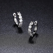 3mm D Color Moissanite Earrings