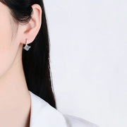 1 Carat Moissanite Earrings