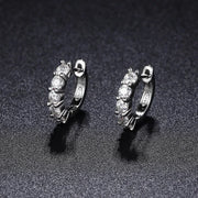 3mm D Color Moissanite Earrings
