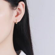 3mm D Color Moissanite Earrings