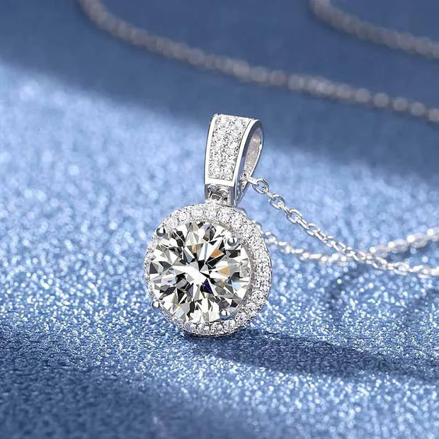 2Carat Moissanite Necklace