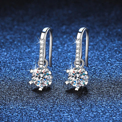 Moissanite Luxury Hoop Earring