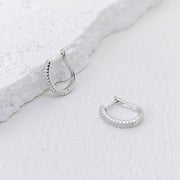 Moissanite Ear Hoop Earrings