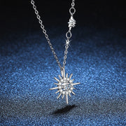 NeeTim D Color Moissanite Gemstone Pendant Necklace 925 Sterling Sliver Necklaces Luxury Jewelry for Women Pass Diamond Tester