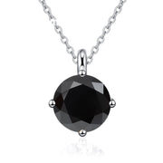 NeeTim 1CT 2CT Real Moissanite Pendant Necklace For Women Top Quality 925 Sterling Silver Wedding Party Bridal Luxury Jewelry