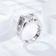 1ct-2ct  Ring 925 Sterling Silver with White Gold Plated