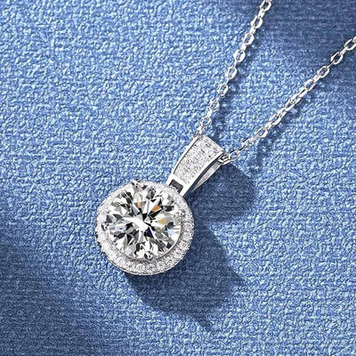 2Carat Moissanite Necklace
