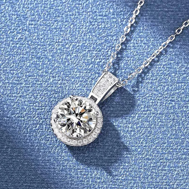 2Carat Moissanite Necklace