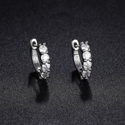 3mm D Color Moissanite Earrings