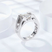 1ct-2ct  Ring 925 Sterling Silver with White Gold Plated