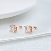 D Color Moissanite Earring S925 Plated with 18k Gold