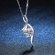 1ct Flow Pendant Necklace