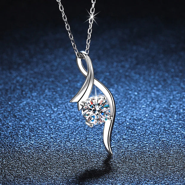 1ct Flow Pendant Necklace