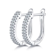 Moissanite Ear Hoop Earrings