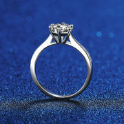 3 Carat Moissanite Noir Royal Ring