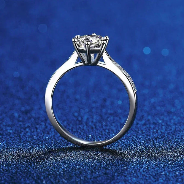 3 Carat Moissanite Noir Royal Ring