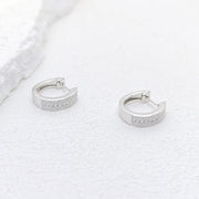NeeTim Hoops 100% 925 Sterling Silver Full Real Moissanite Earrings Women Sparkling Dimoand Earring Jewelry Gift GRA Certificate