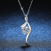 1ct Flow Pendant Necklace