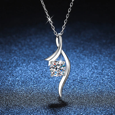 1ct Flow Pendant Necklace