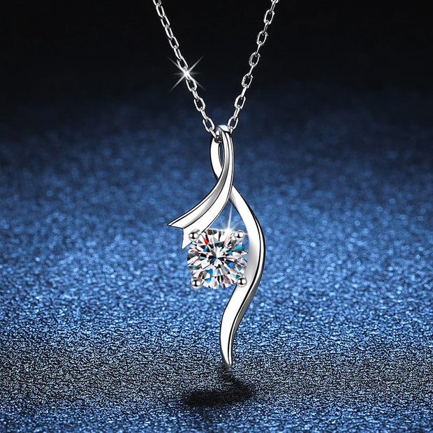 1ct Flow Pendant Necklace