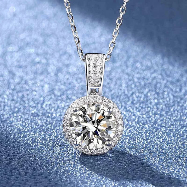 2Carat Moissanite Necklace