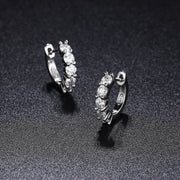 3mm D Color Moissanite Earrings