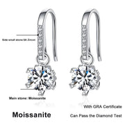 Moissanite Luxury Hoop Earring