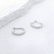 Moissanite Ear Hoop Earrings