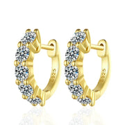 3mm D Color Moissanite Earrings