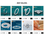 Moissanite Ear Hoop Earrings