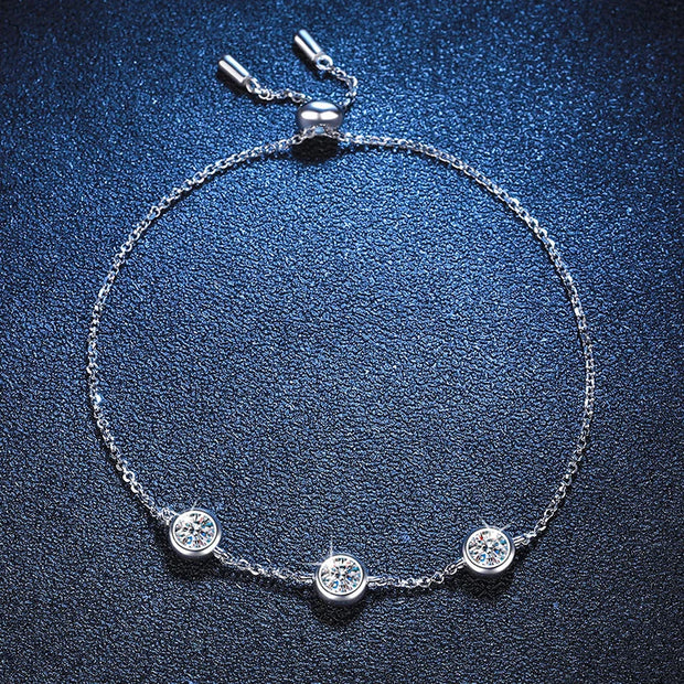 4mm Moissanite Bracelet