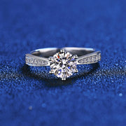 3 Carat Moissanite Noir Royal Ring