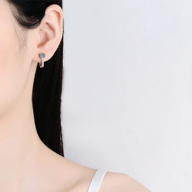 0.5 Carat Moissanite Earrings