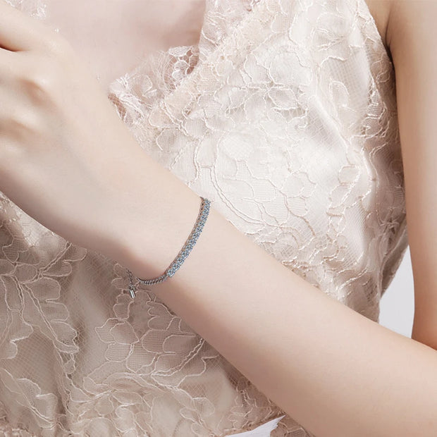 3mm  Luxury Moissanite Bracelet